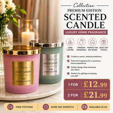 Collection Secret Garden & Meadow Escape Scented Candle Premium Edition