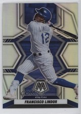 2022 Panini Mosaic Silver Prizm Francisco Lindor #111 19l7