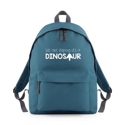 We are Hoping It's a Dinosaur Lustiger Witz Rucksack Backpack Schultasche