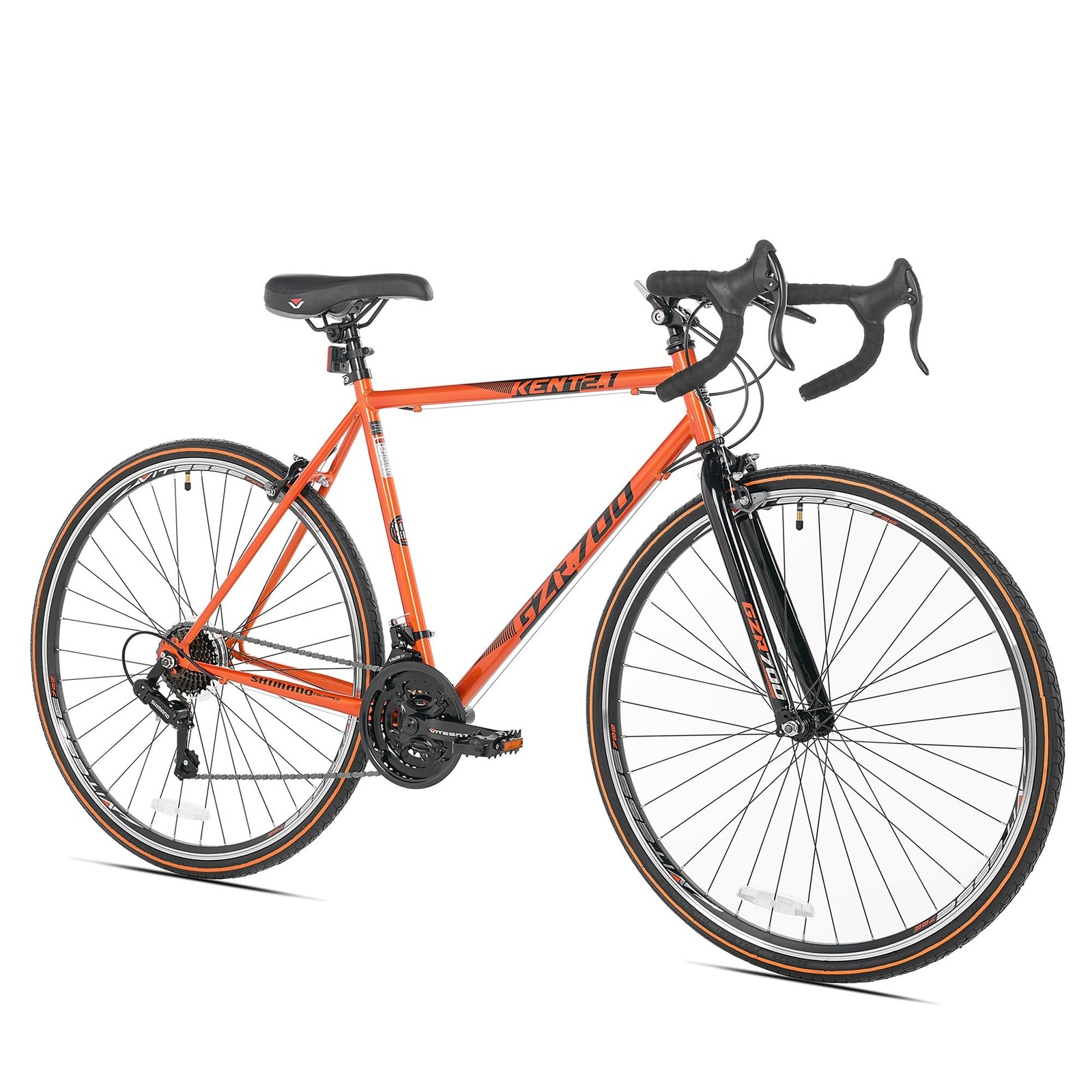 Kent GRZ700 Road Bike, 700c Men's, 21 Speed Orange