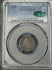 1888 P Seated Liberty Dime PCGS XF45 CAC Approved Original Type Coin