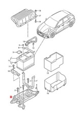Genuine AUDI VW SEAT SKODA A3 S3 RS3 Sportb. Lim. Battery Console 5WA915331B