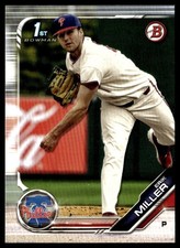 2019 Bowman Draft Erik Miller Philadelphia Phillies #BD-191