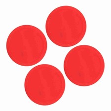 4 Pcs Plastic Air Ice Hockey Pucks Piece Replaceable For Tables Game BL