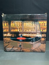 Vinyl Record Player Wireless Turntable with Built-in Speakers and USB Belt-Drive