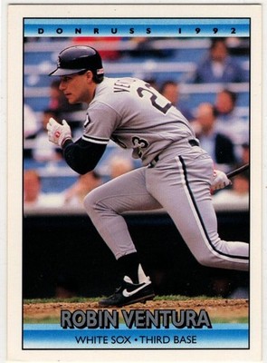 1992 Donruss Baseball Robin Mark Ventura No. 145 Chicago White Sox