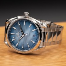 OMEGA Seamaster Aqua Terra 150M 220.10.41.21.03.005 Summer Blue - New 2026 4