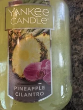 Rare PINEAPPLE CILANTRO Yankee Candle! ONLY 1 on eBay w/this label!