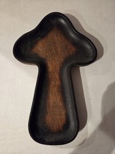 Burt Wooden Hand Carved Mushroom Bowl Decorat...