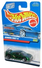 Hot Wheels Zender Fact 4 1997 Mattel Collector Green Toy Car 820