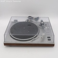 Sanyo TP 1010 Vintage Turntable Belt Drive Japan   No Needle, Broken Hinge