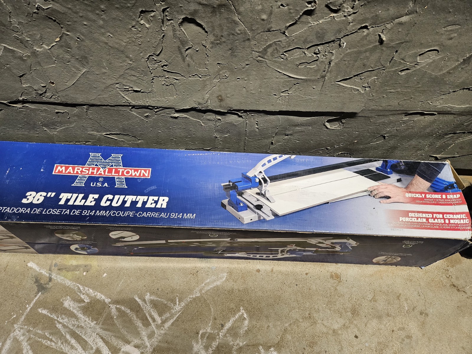 Cutter Tile Marshalltown 36 Inch DESIGNED FOR CERAMIC,PORCELAIN, GLASS & MOSAIC