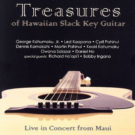 GEORGE KAHUMOKU Treasures Of Hawaiian Slack Key Guitar CD NEW CRACKED Case - Picture 1 of 1
