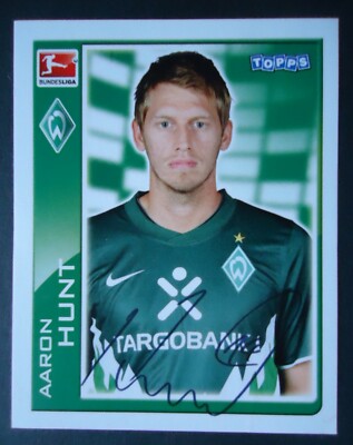 Topps 24 Soccer BL 2010/11 Aaron Hunt Werder Bremen