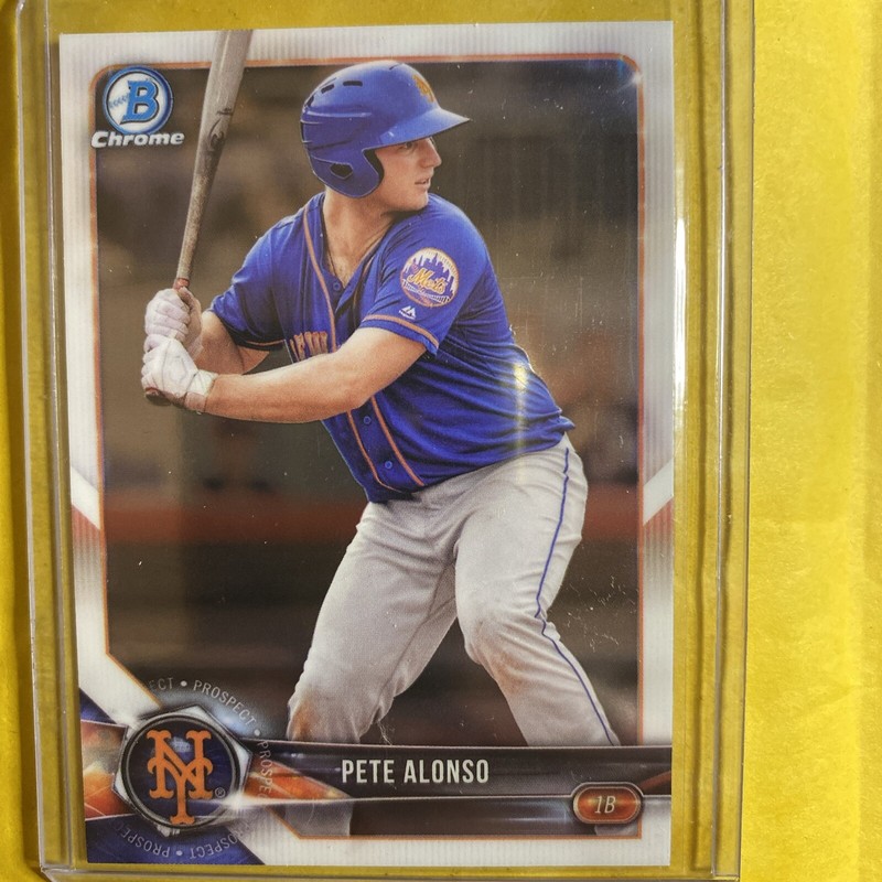 2018 Bowman Chrome Prospects #BCP137 Pete Alonso NM-MT Mets PWE 