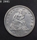 1874 "Arrows" Liberty Seated Quarter "AU++" *Free S/H After 1st Item*