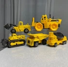 Vintage 1984 Road Champs Hot Wheels Construction Vehicles LOT Dump Truck Mixer +