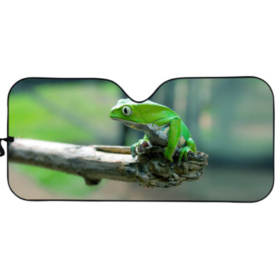 Tree Frog Auto Car Foldable Sun Shade Visor Windshield Rear Window Block Uv #5