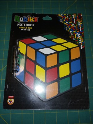 Rubik's Cube Notebook Bubble gum Scented