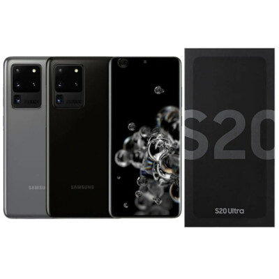 BRAND NEW Samsung Galaxy S20 Ultra 5G 12+128GB SM-G988U GSM CDMA Fully Unlocked 