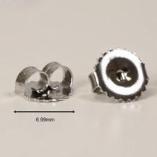 14k Big Replacement Earring Backs Push Jumbo Stud Solid Gold Pair Single Y, W, R