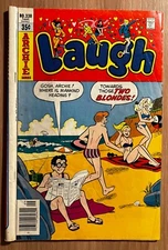 Laugh #330 Archie Comics Bronze Age Betty Veronica beach bikini swimsuit fr/g