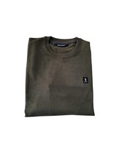 REFRIGUE MENS GREEN CREW NECK SWEATER size L