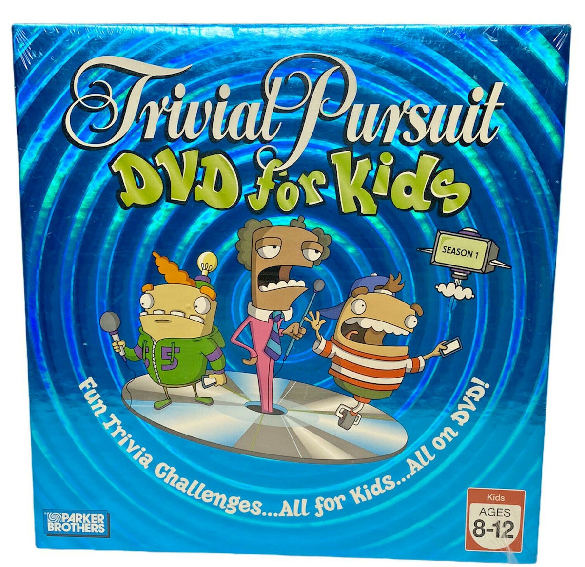 Trivial Pursuit DVD For Kids Game - NIB - Parker Brothers
