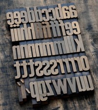 letterpress printing blocks type vintage printer letter typography antique old°