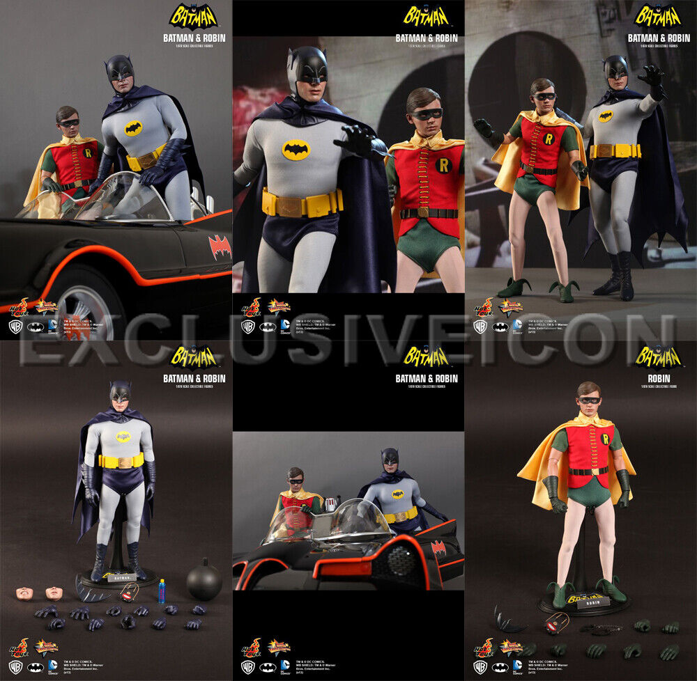Hot Toys 1/6 MMS218 1966 Classic TV Adam West Batman MMS219 Hot Toys 1/6 MMS218 1966 Classic TV Adam West Batman MMS219