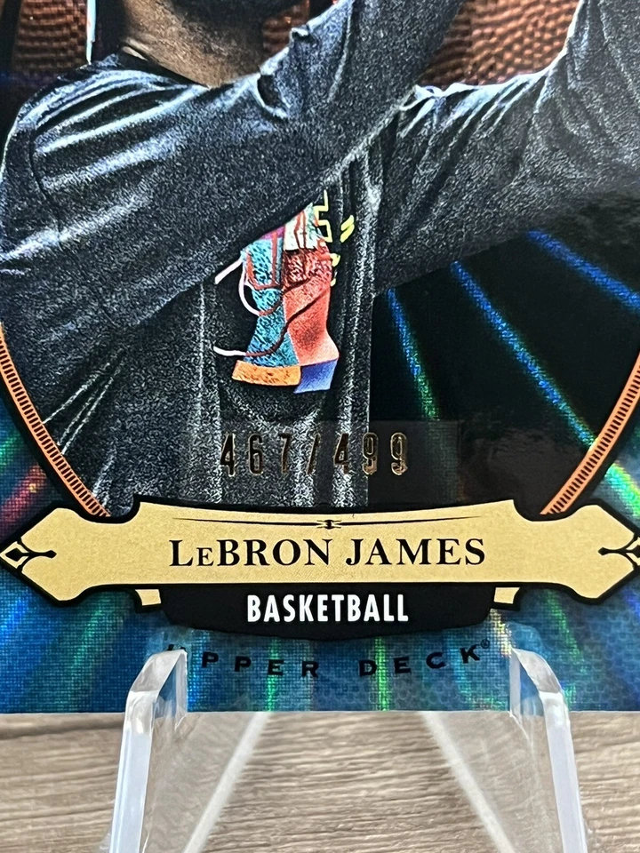LEBRON JAMES 2020 Upper Deck Goodwin Champions BLUE LASER /499 #GB-10 - Image 2 of 3