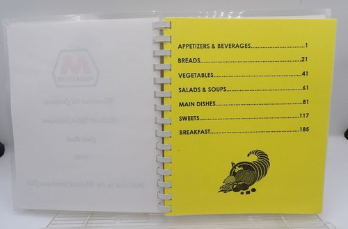 Marathon Oil Company Midland Office Employees Cookbook 1995 Spiral Bound 185 Pag - Picture 4 of 8