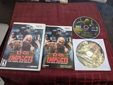 TNA Impact (Nintendo Wii, 2008) Complete With Bonus DVD VG