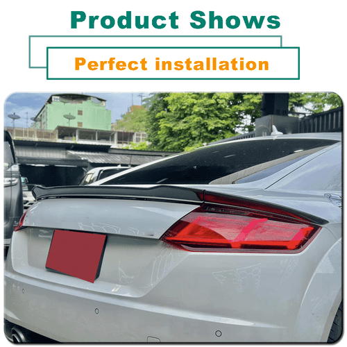 Alerón trasero de carbono para Audi TT TTS TTRS 8S 2014-18 alerón trasero alerón trasero - Imagen 4 de 12