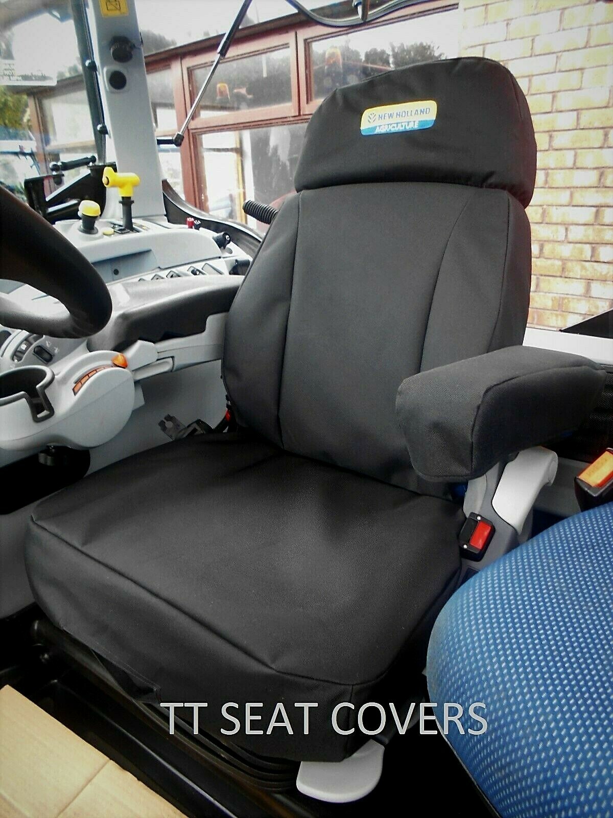 new holland tractor seat cover grammer dynamic plus with sliding