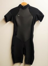 O'NEILL Women's 2mm BAHIA BZ S/S Springsuit - BLK/BLK/BLK - Size 12 - NWT