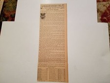 Harry Heilmann 1933 Sporting News Daguerreotypes Insert Card VERY RARE!