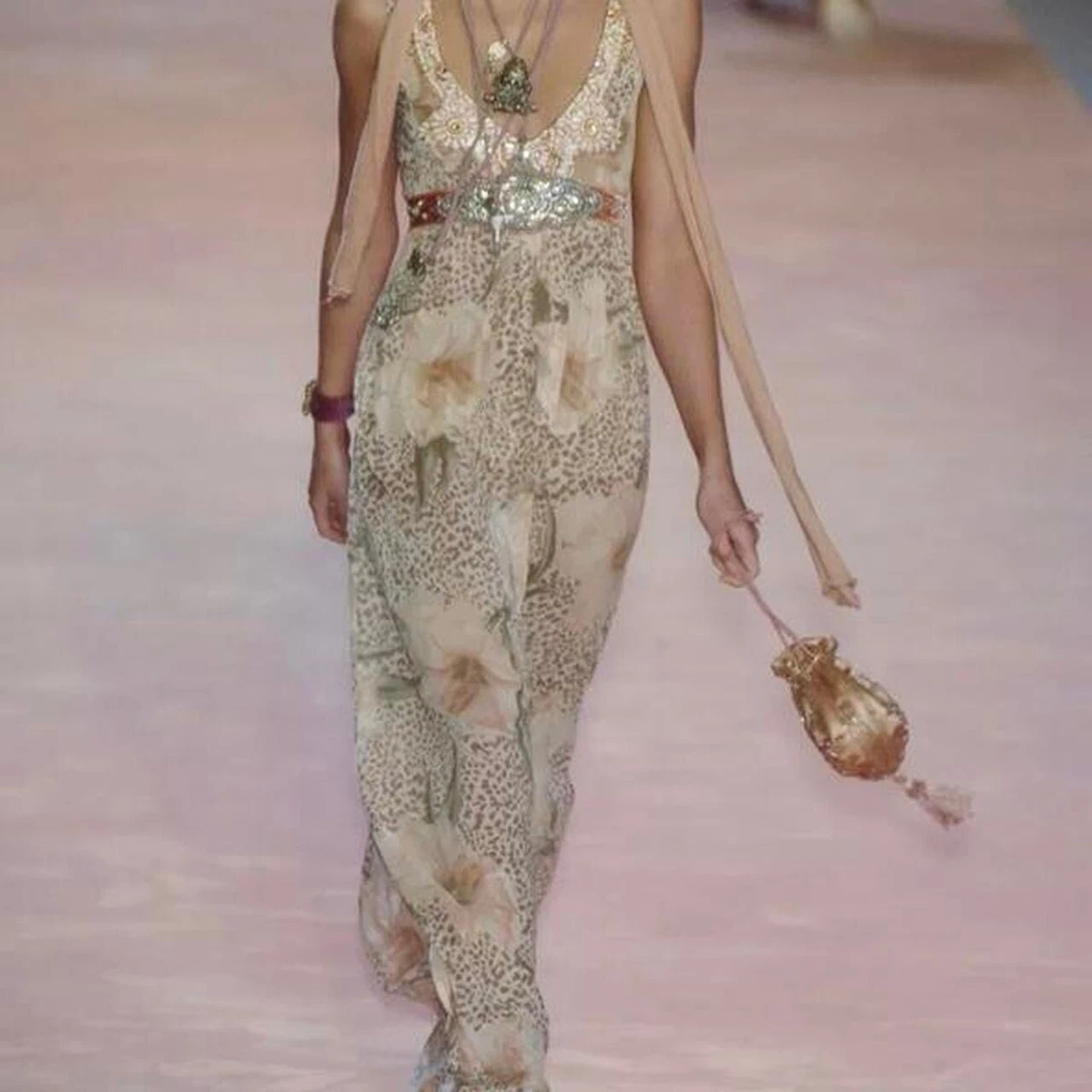SS2005 RUNWAY BLUMARINE SILK DRESS