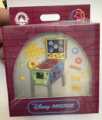 Disney Pins Disney Arcade Pixar Inside Out Pinball Machine Pin Limited ...