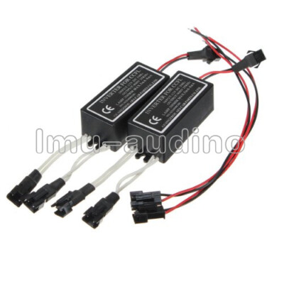 2pcs Spare Inverter Ballast for CCFL Angel Eyes Halo Rings 4-Output Kit Female