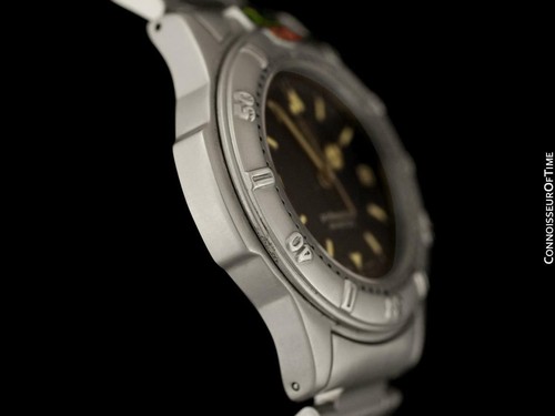 TAG Heuer Professionnel 4000 Hommes Taille Moyenne Acier Inoxydable Watch - Mint - Photo 7 sur 10