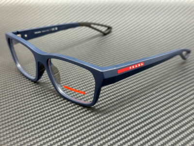 PRADA LINEA ROSSA PS 03RV MAG1O1 Matte Baltic Men's 54 mm Eyeglasses