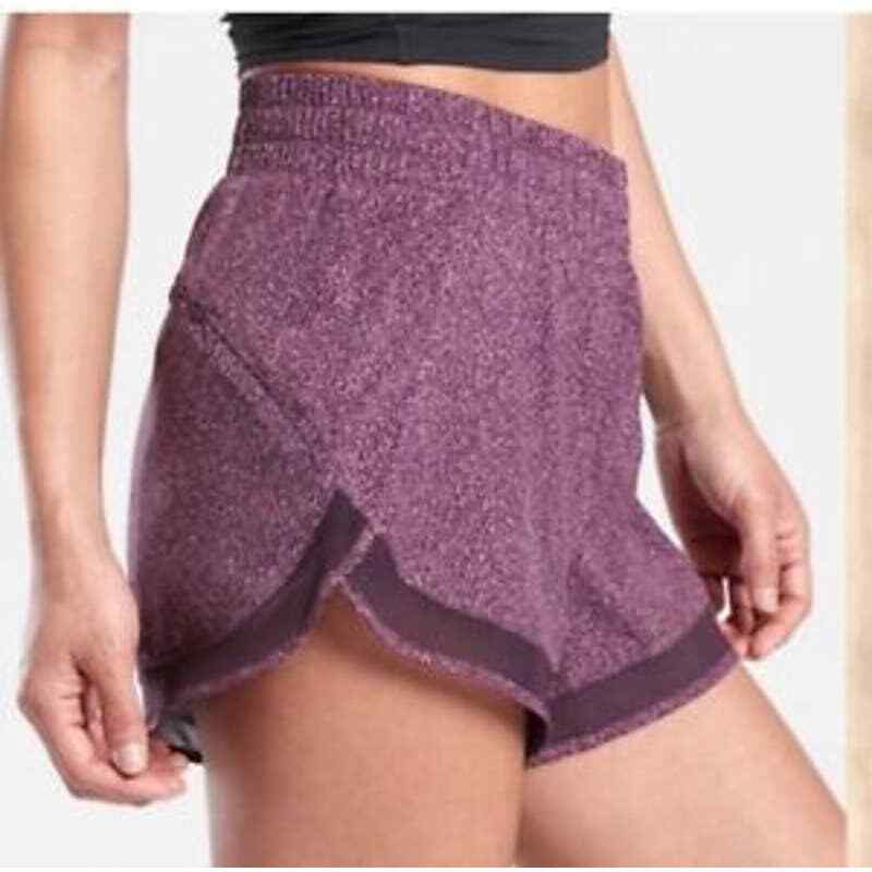 ATHLETA Printed Mesh Racer Run Short Stretch Women's Size XS