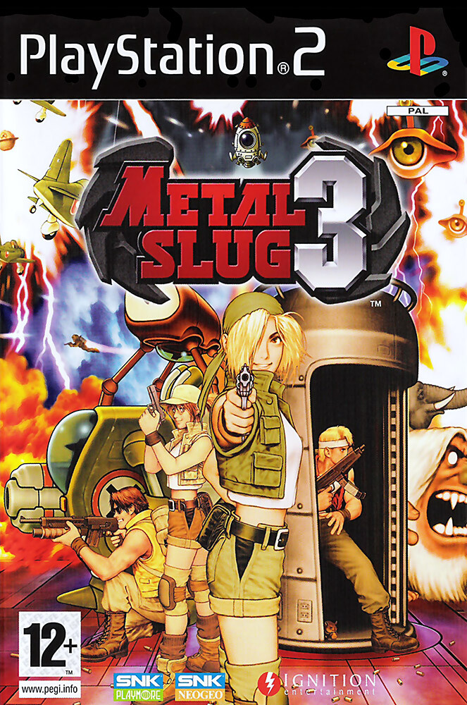 L SLUG3 メタルスラッグ3 ゲーム販促ポスター　2003年　PS2 Metal Slug 3 18 X 24