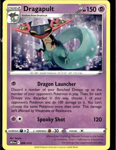Mcdonald's 2025 Happy Meal Pokémon Card Full Set Cards 1-15 - 第 6/15 張圖片