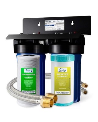iSpring US21B High Capacity Under Sink Water Filter System New