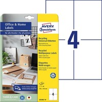 Avery Zweckform Recycling-Universal-Etiketten Home Office 105 X 148 Mm 40 Etiket