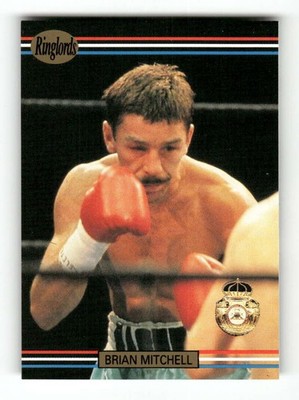 1991 Ringlords Boxing #36 Brian Mitchell NM-NMMT TZ1 BXCP67