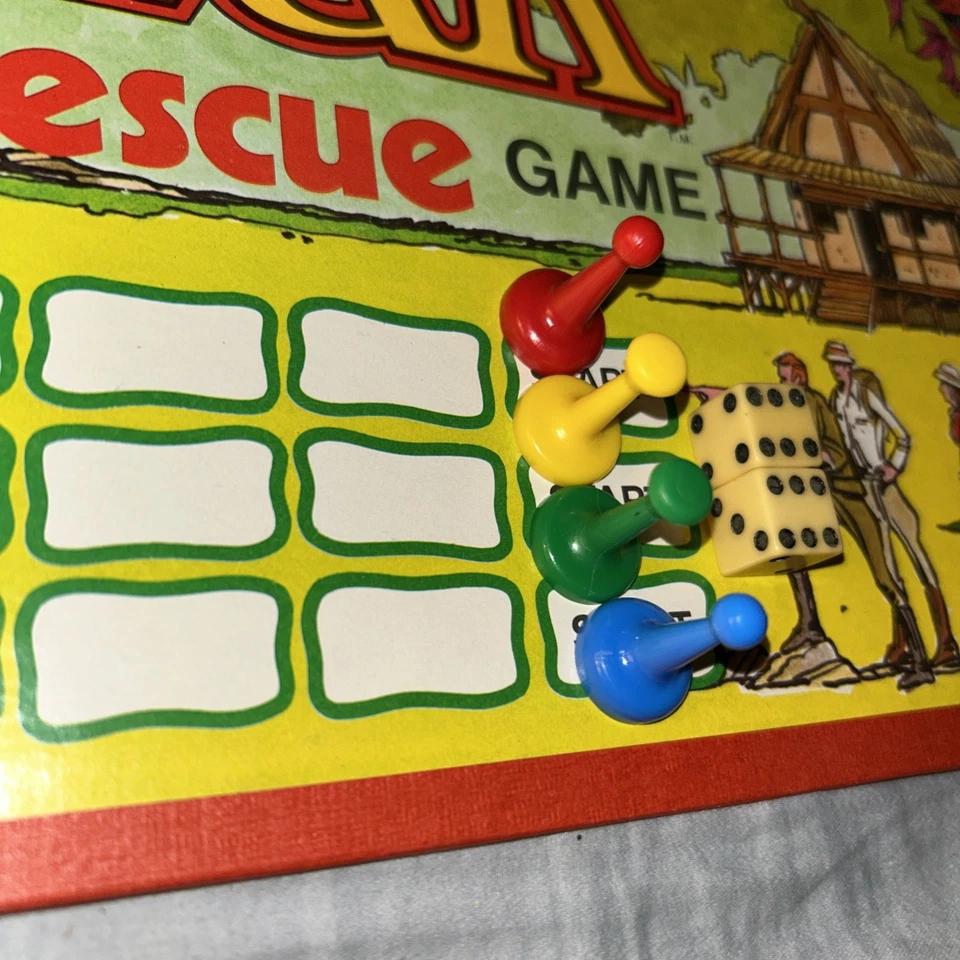 Milton Bradley #4712 Tarzan To The Rescue Vintage Board Game 1977 *Complete* - Image 4 of 4