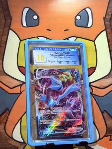 Kyurem Vmax 030/100 Japanese 2022 Pokemon Lost Abyss CGC PERFECT 10 Discontinued